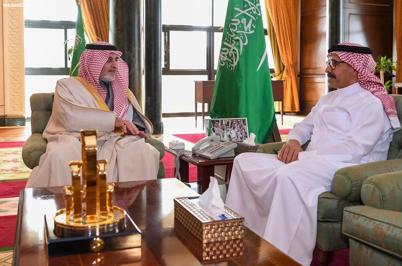 أمير منطقة تبوك يستقبل الرئيس التنفيذي لنيوم المهندس نظمي النصر 