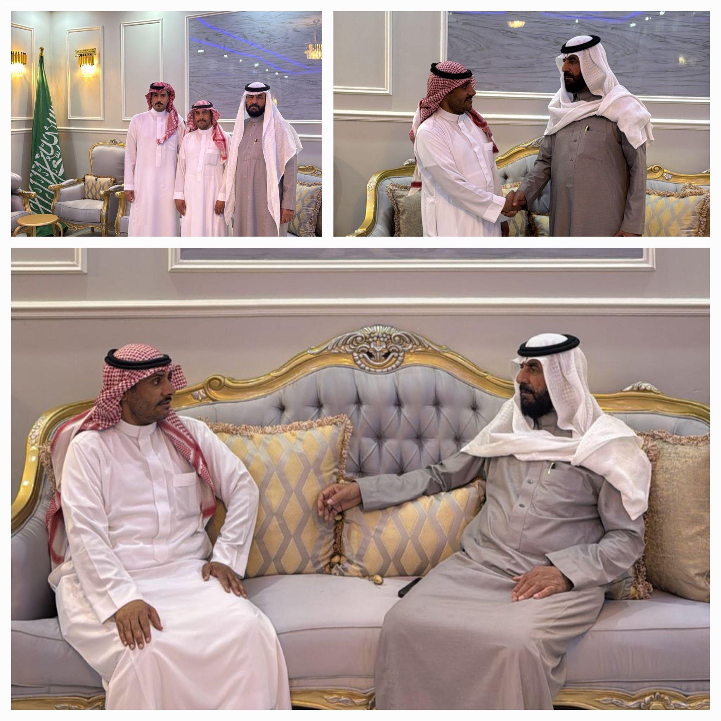  الإعلامي مليح الرويلي في ديوان حمدان الفدعاني بالرياض