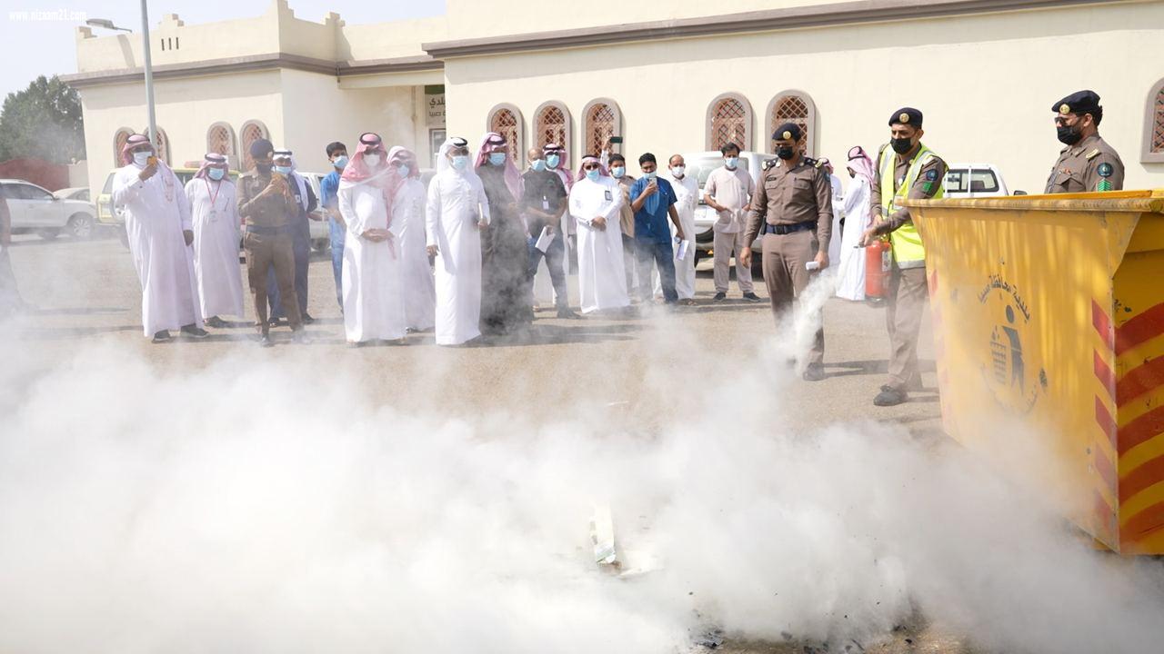 بلدية محافظة صبيا تُفعل اليوم العالمي للدفاع المدني تحت شعار  سلامة الإنسان بناء ونماء