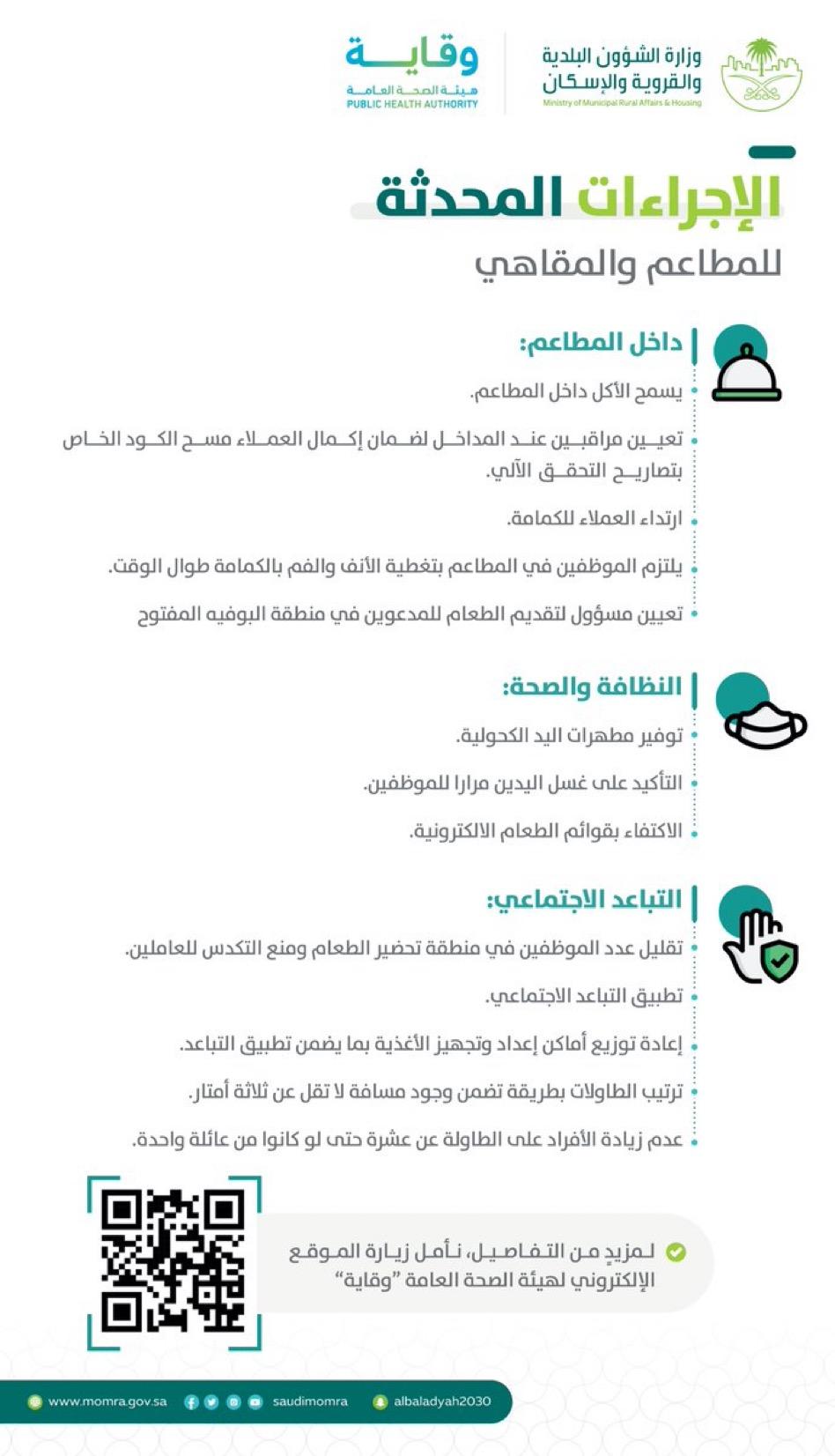 وقاية» تكشف البروتوكولات المحدثة لقاعات الأفراح والاستراحات وطرق الإبلاغ عن المصابين بكورونا