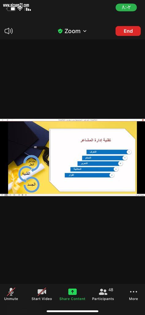 بالتعاون مع جمعية رأف ادارة الأسر الكافلة بجازان تنفذ دورة كيف اكون قدوة واصنع التغير عبر منصة زوم 