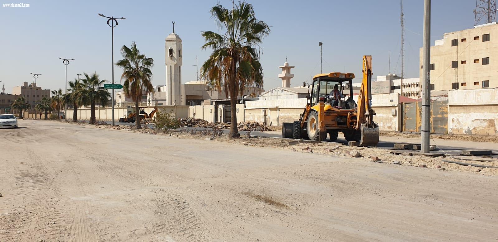 أمانة الشرقية تنجز عدد من مراحل تطوير امتداد طريق الملك عبد العزيز بالدمام